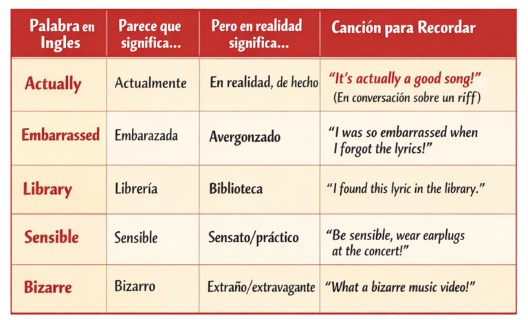 Lee más sobre el artículo Aprende inglés con música: evita confusiones